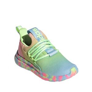 NWT - ADIDAS Kids Lite Racer Adapt 7 Sneakers in Size 13T - Neon Rainbow